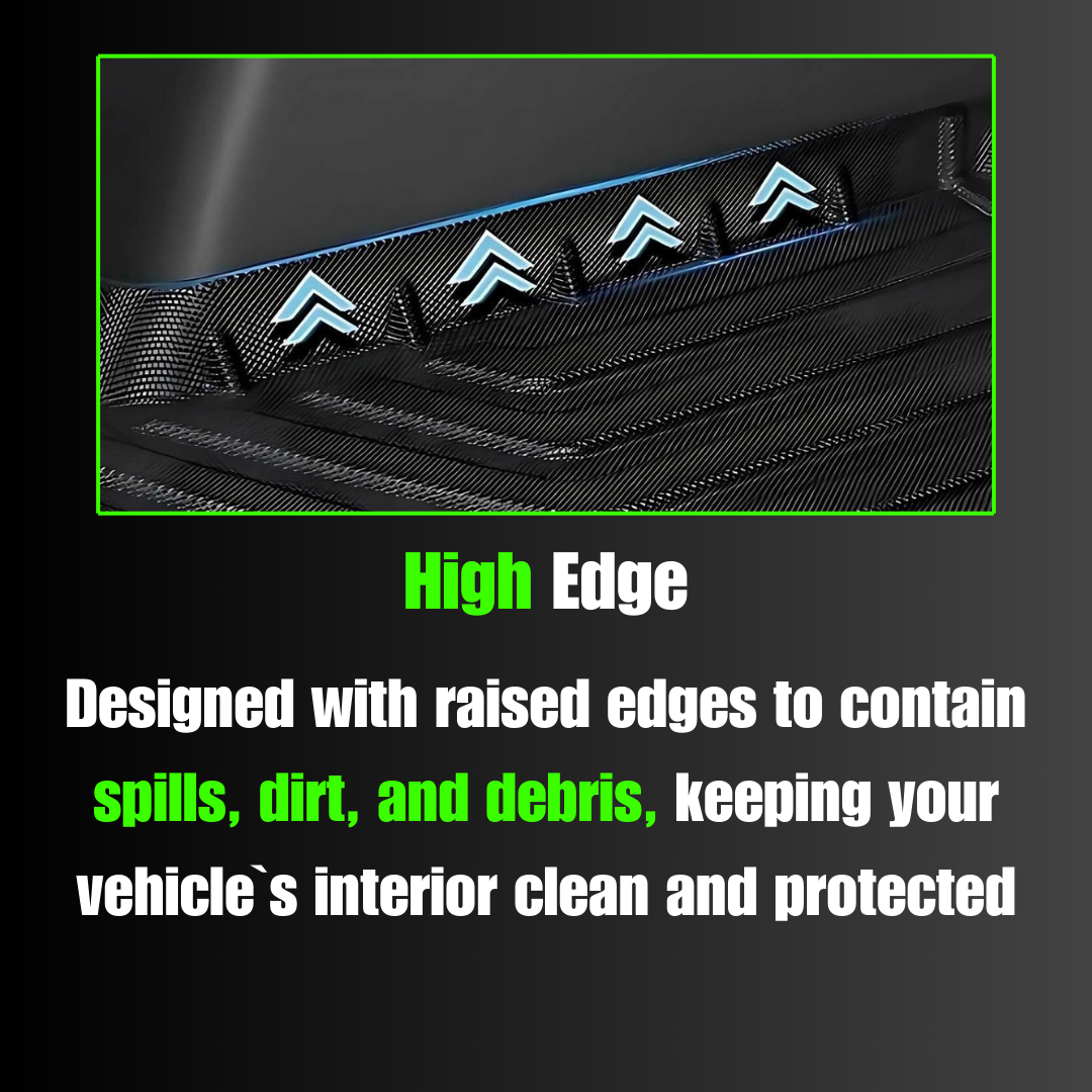 Winter Car Floor Mat | Perfect Fit | High Edge | 4D Design | Ford Focus Sedan