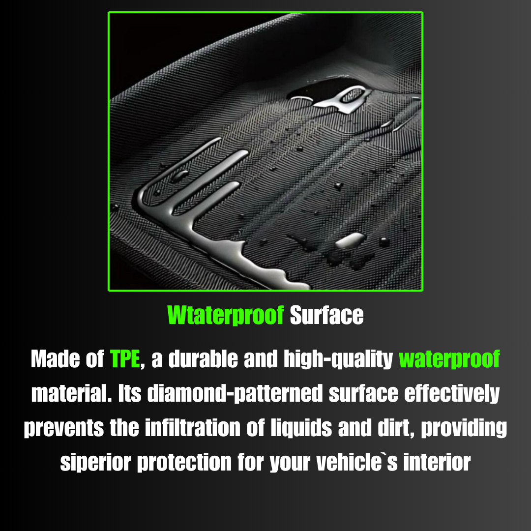 Winter Car Floor Mat | Perfect Fit | High Edge | 4D Design | Ford Focus Sedan