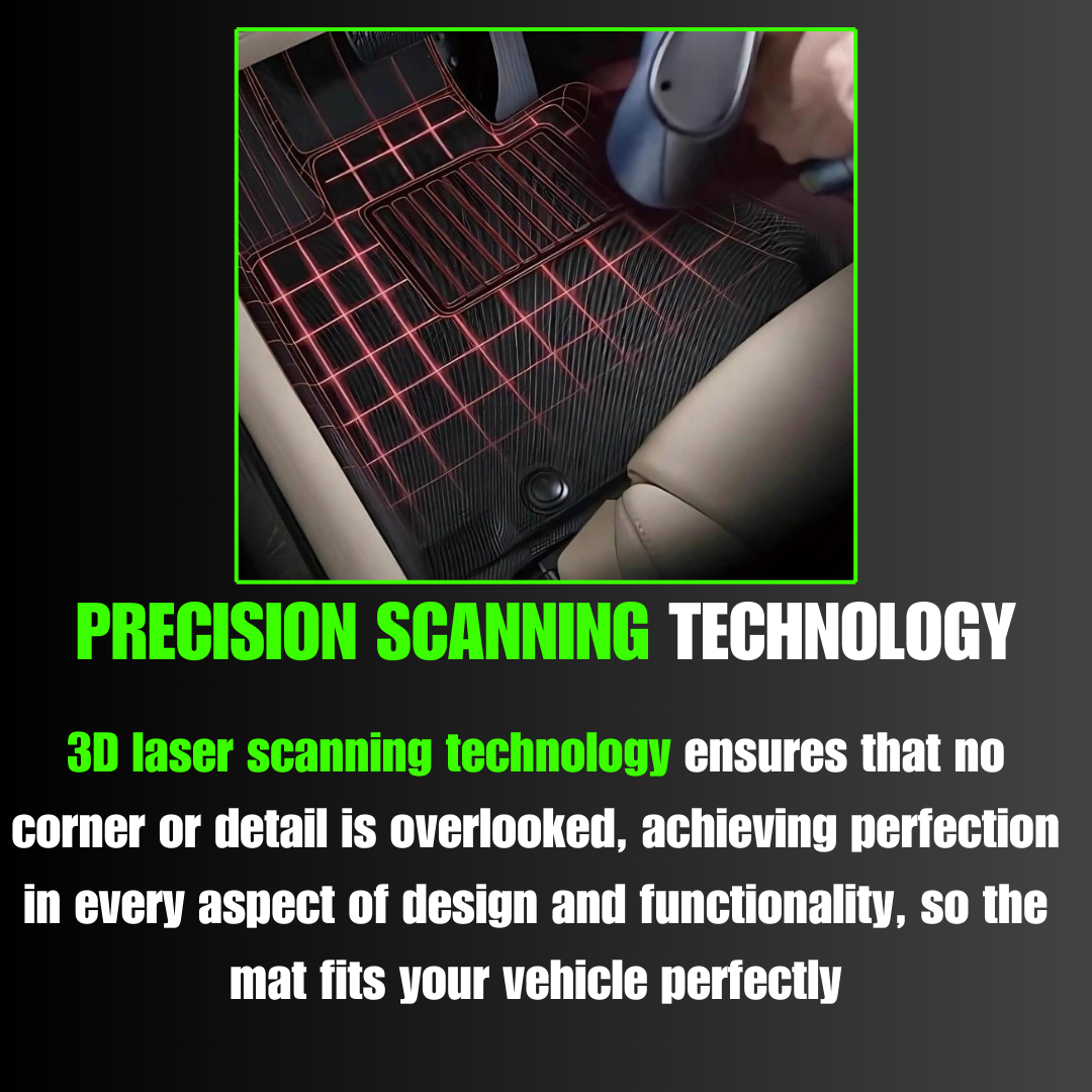 Winter Car Floor Mat | Perfect Fit | High Edge | 4D Design | Ford Focus Sedan