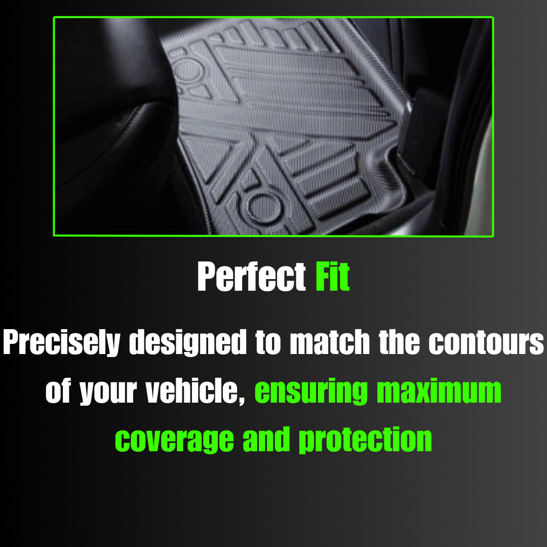 Winter Car Floor Mat | Perfect Fit | High Edge | 4D Design | Ford Focus Sedan