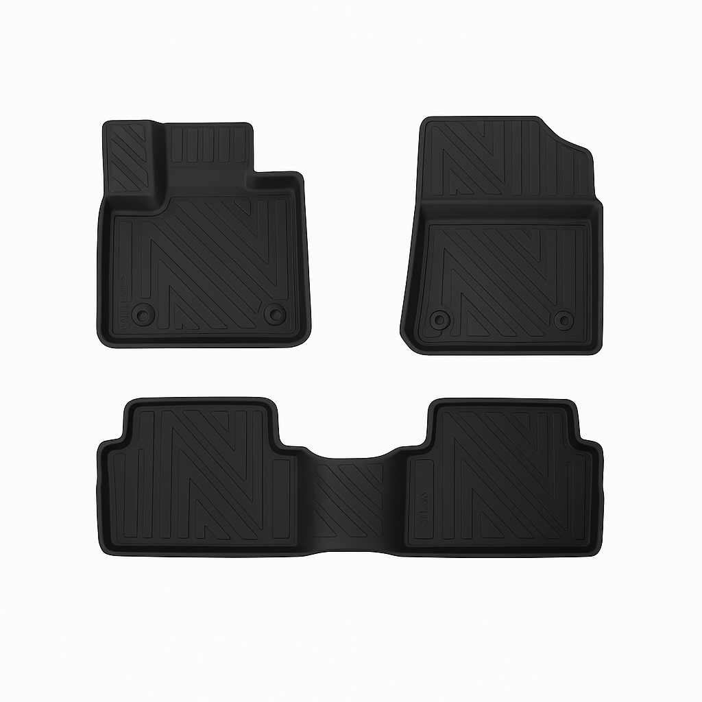 Winter Car Floor Mat | Perfect Fit | High Edge | 4D Design | Hyundai SantaFe