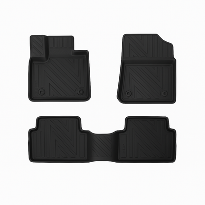 Winter Car Floor Mat | Perfect Fit | High Edge | 4D Design | Hyundai SantaFe